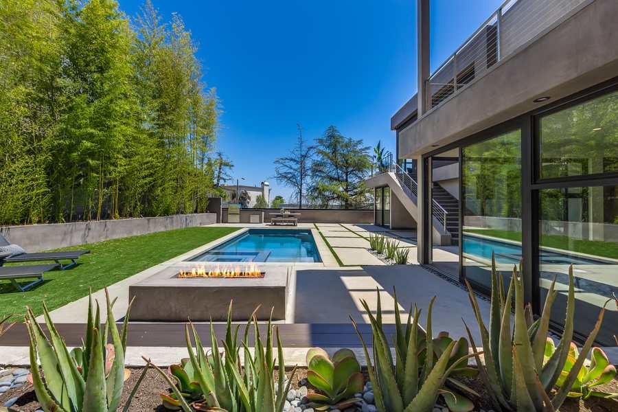 Courtyard pool